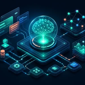 Yapay zeka hizmetleri kapağı / Artificial intelligence services cover